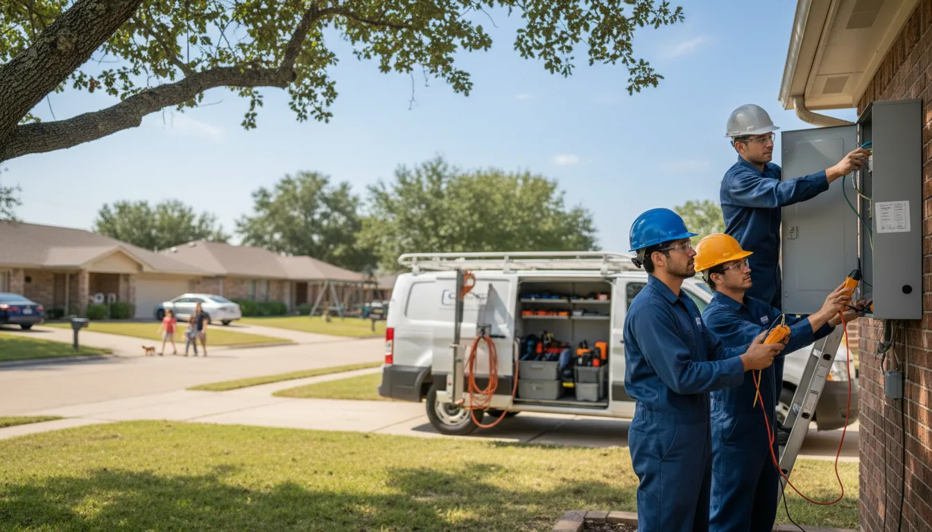 Certified electrician providing emergency electrical services in New Galilee, PA